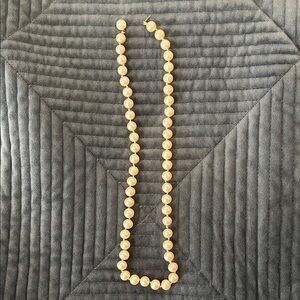 Classic Gold Pearl Necklace